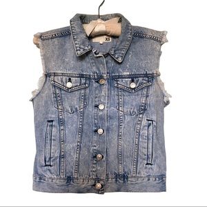 Rag & Bone Denim Vest, XS